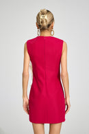 Drynex Red Floral Midi Dress
