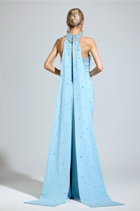 Arxelle Blue Evening Gown