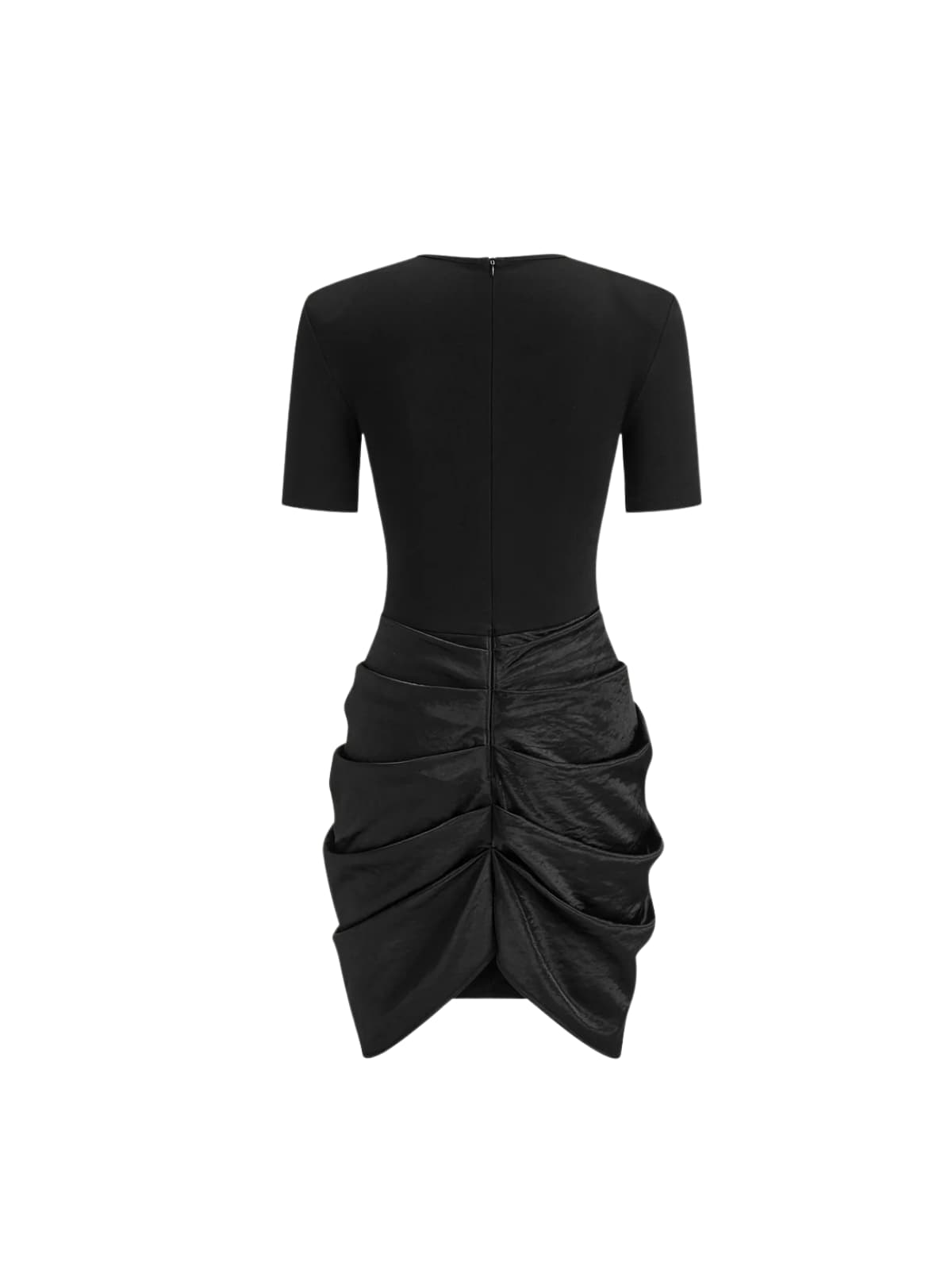 Corten Short Sleeve Ruched Mini Dress