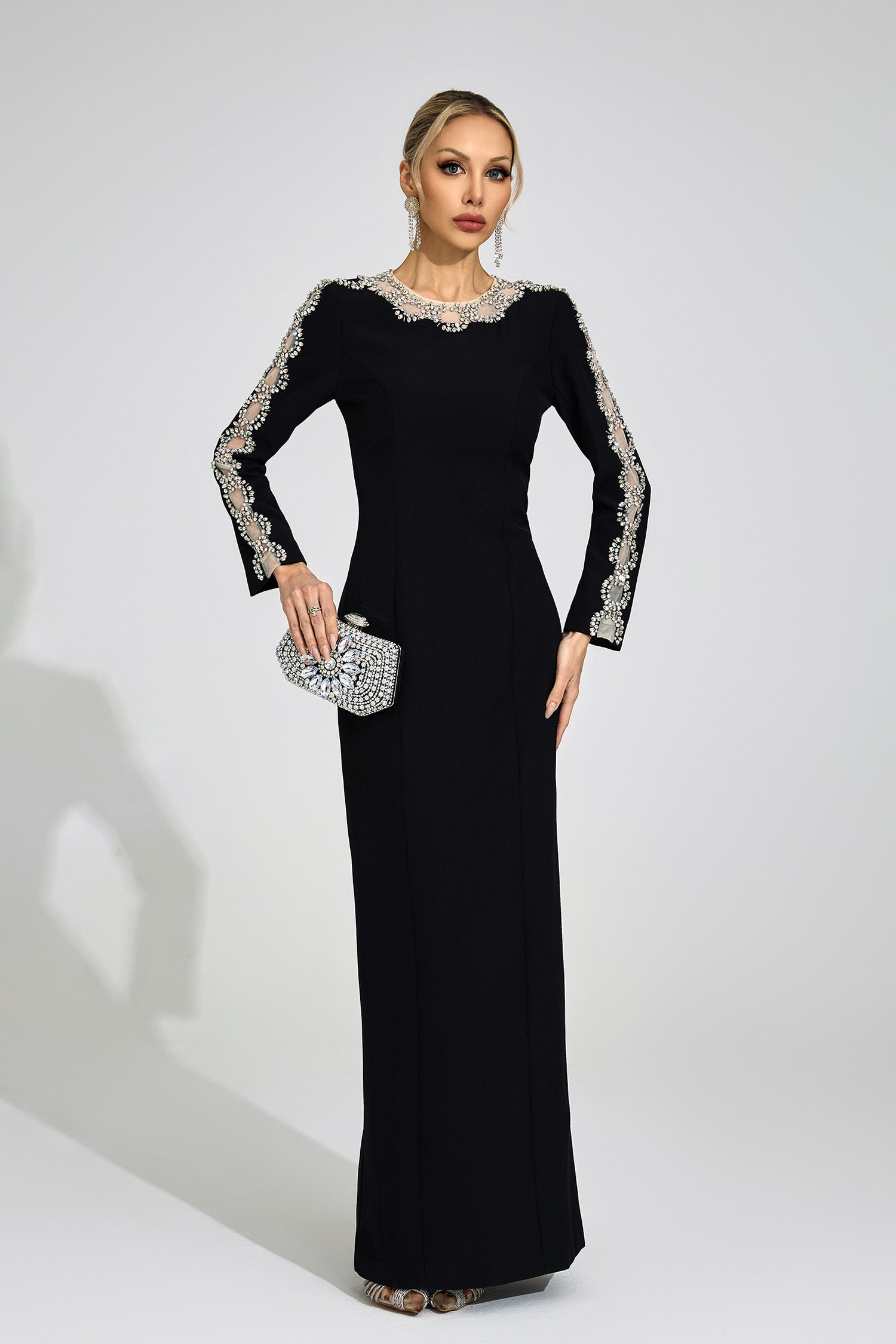 Korvannis Black Diamond Maxi Dress