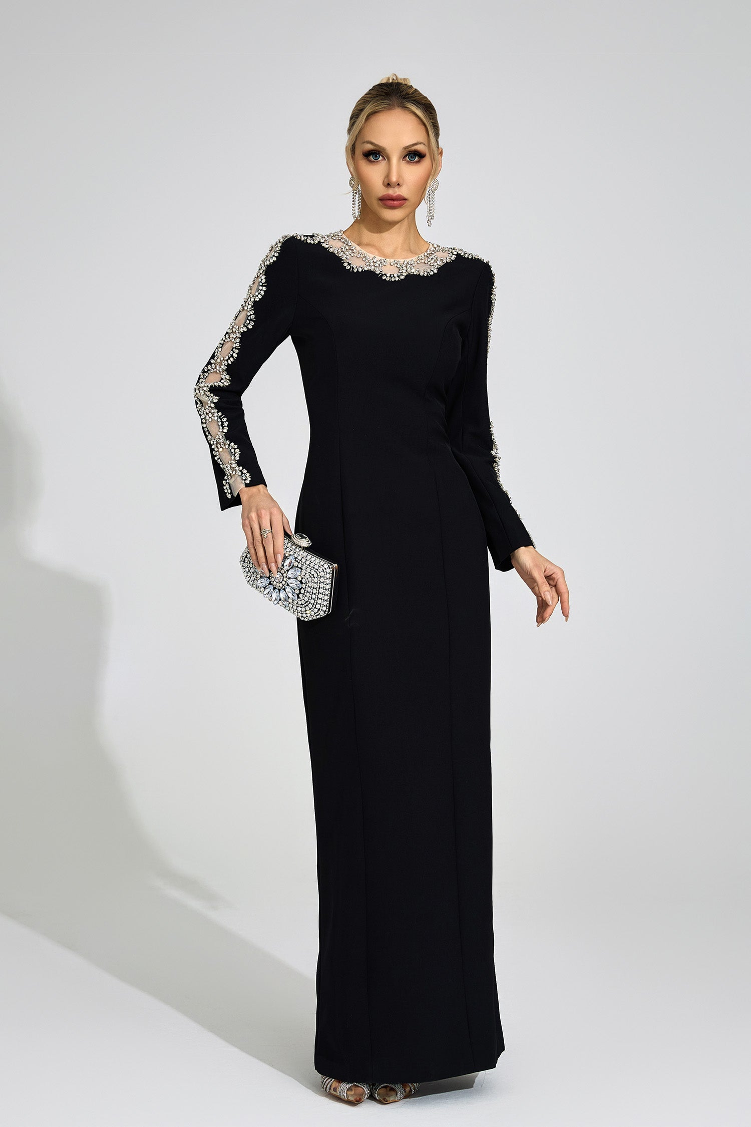 Korvannis Black Diamond Maxi Dress
