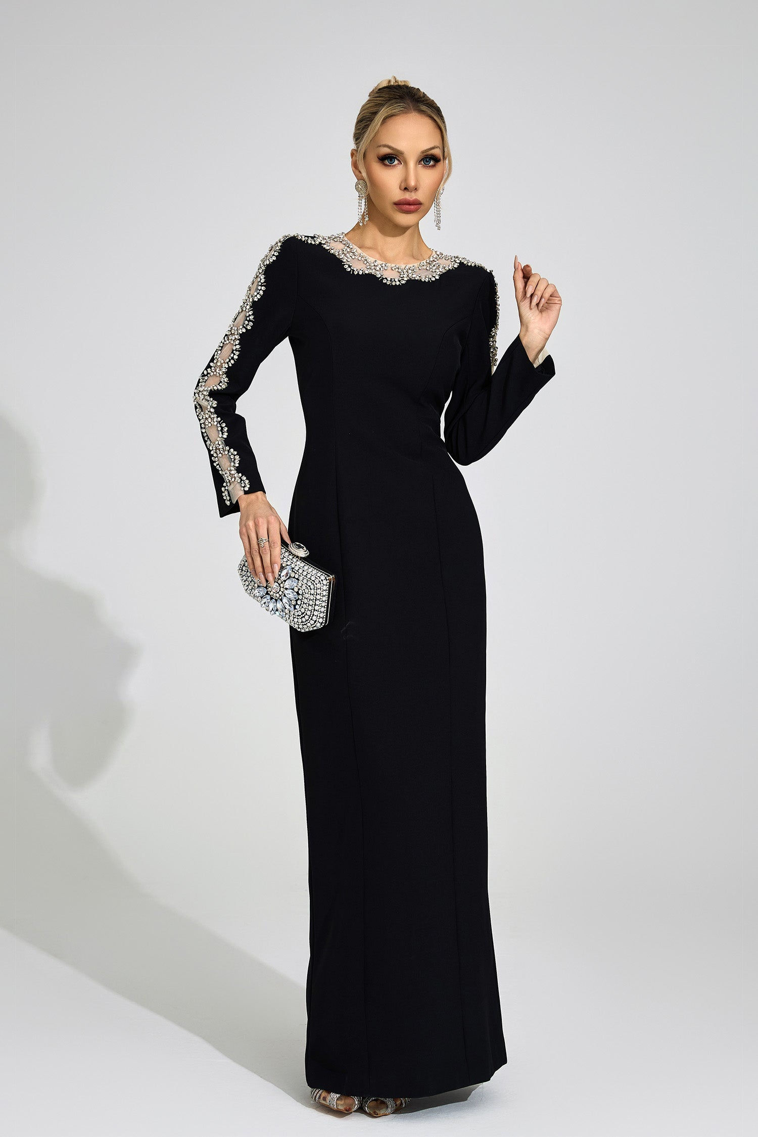 Korvannis Black Diamond Maxi Dress