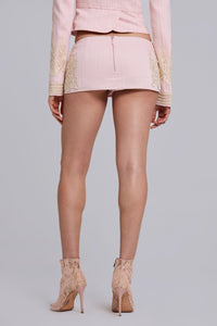 Brundel Jacket and Shorts Set with Metal Buckle Detail