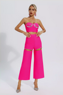 Virginia Cutout Diamond Set In Pink