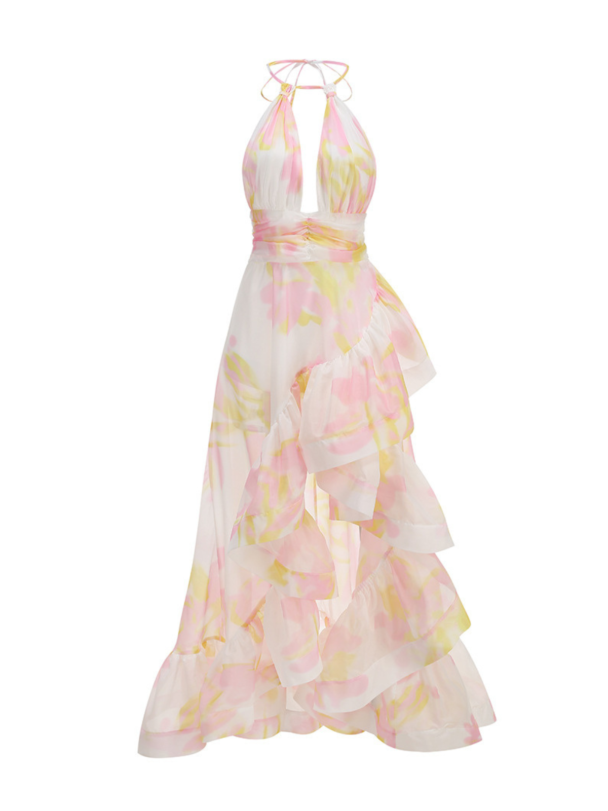 Ulanne Floral Ruffle Maxi Dress
