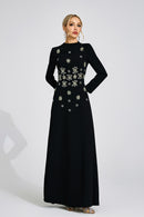 Kuiper Black Diamond Maxi Dress