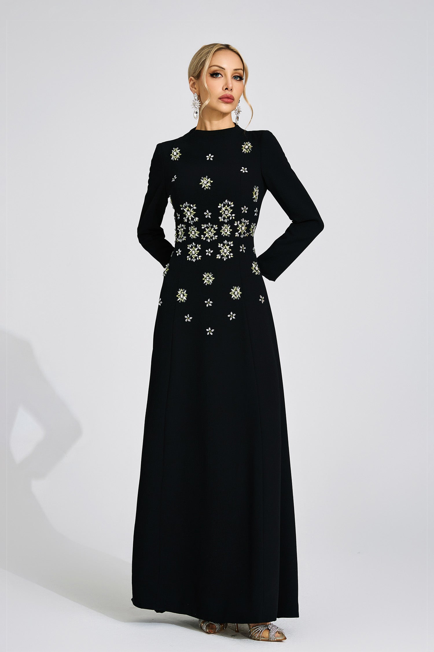 Kuiper Black Diamond Maxi Dress