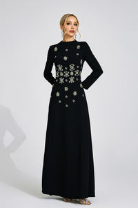 Kuiper Black Diamond Maxi Dress