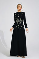 Kuiper Black Diamond Maxi Dress