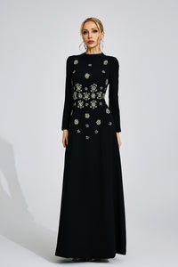 Kuiper Black Diamond Maxi Dress