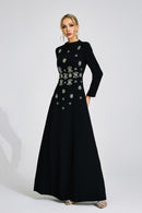 Kuiper Black Diamond Maxi Dress