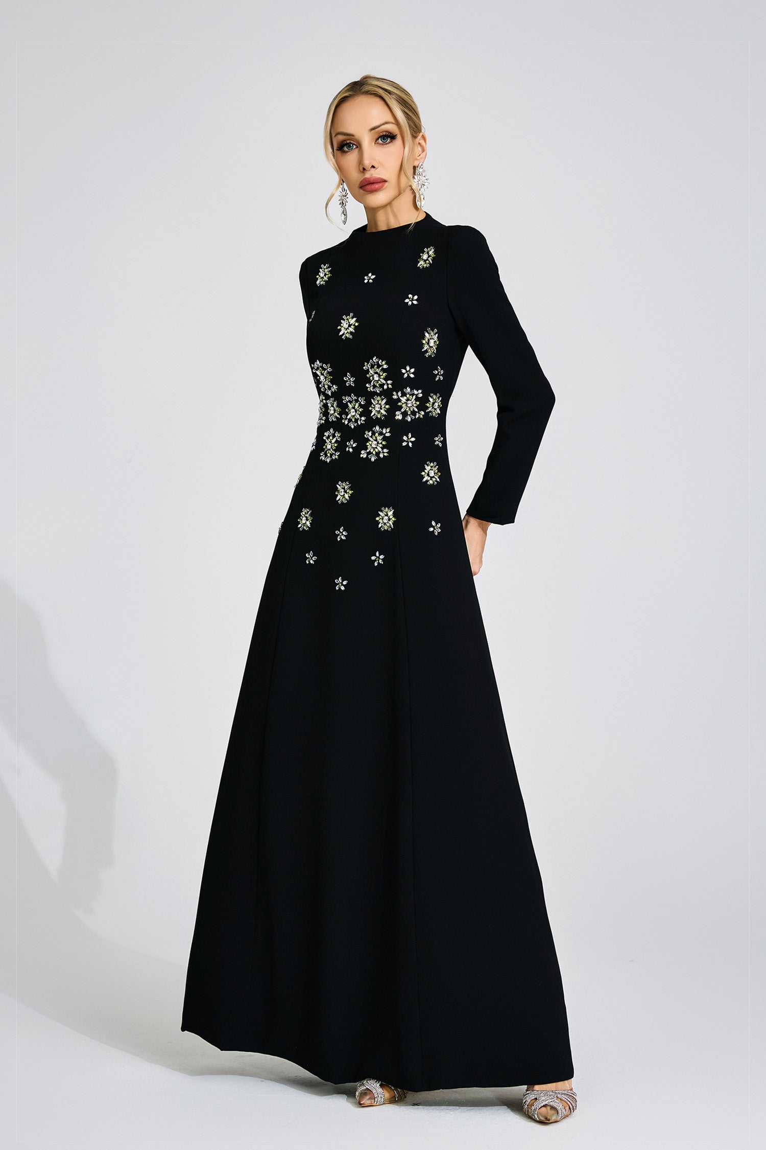 Kuiper Black Diamond Maxi Dress