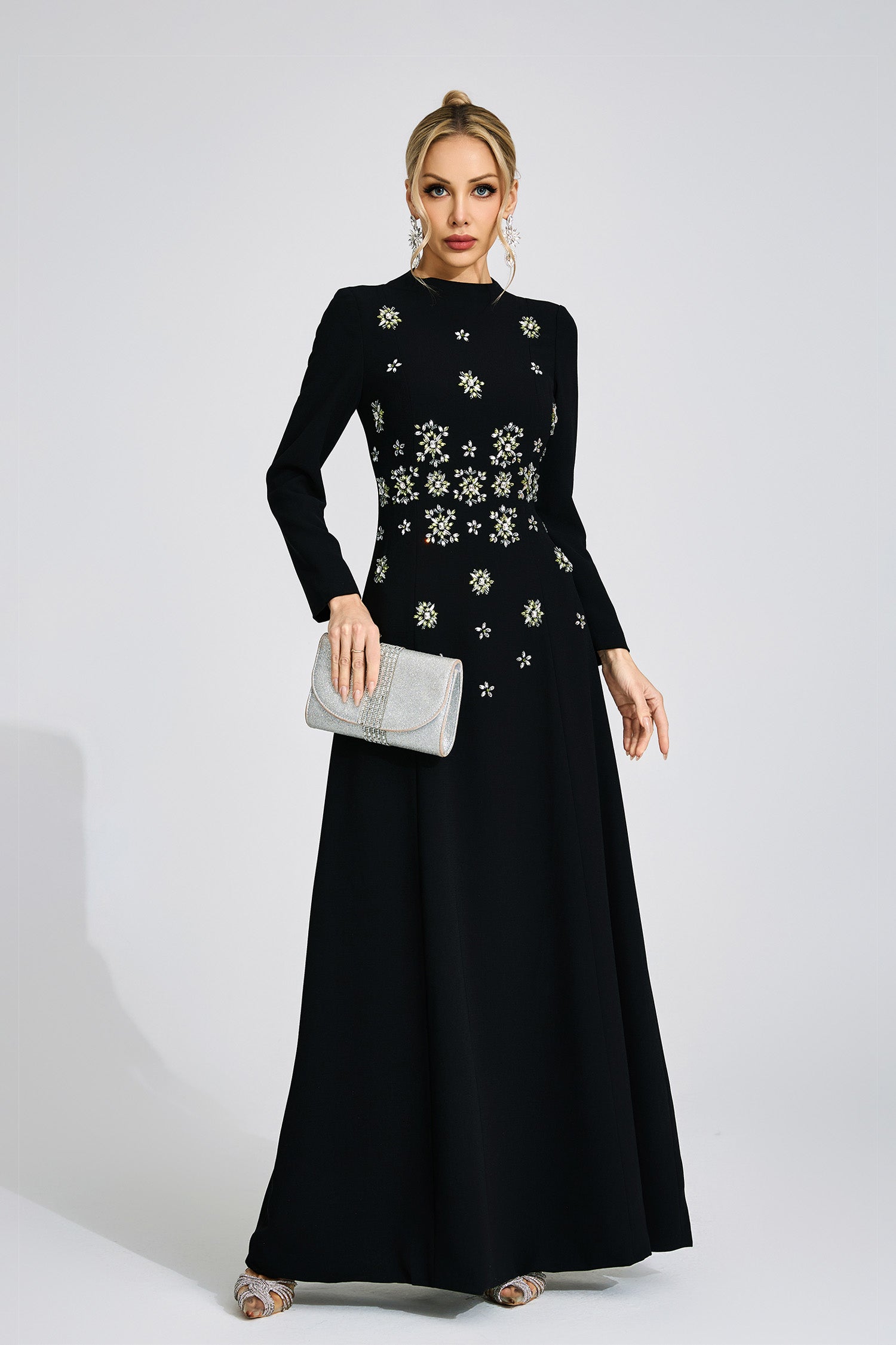 Kuiper Black Diamond Maxi Dress