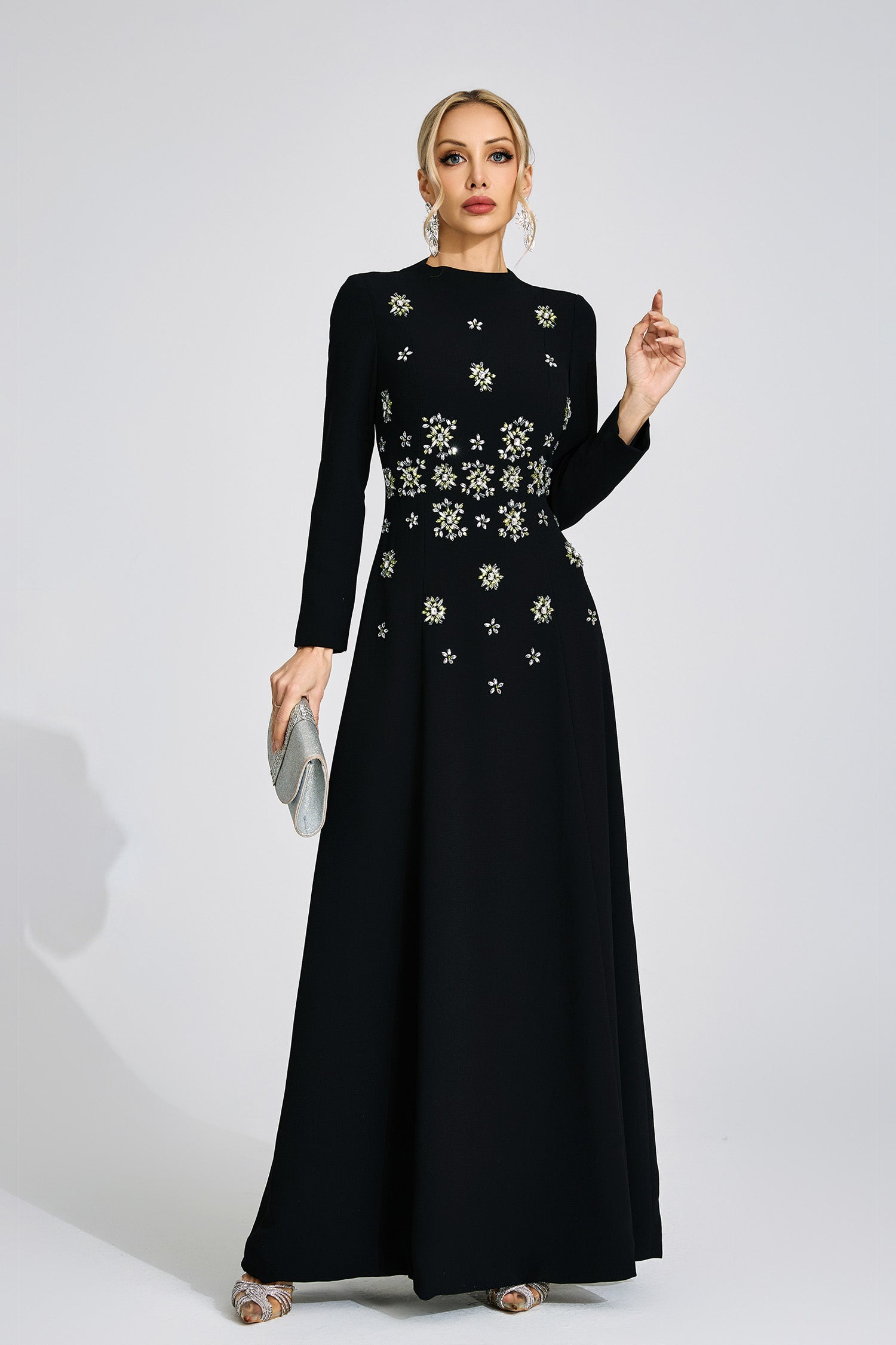 Kuiper Black Diamond Maxi Dress