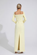 Ballari Diamond Maxi Dress In Yellow
