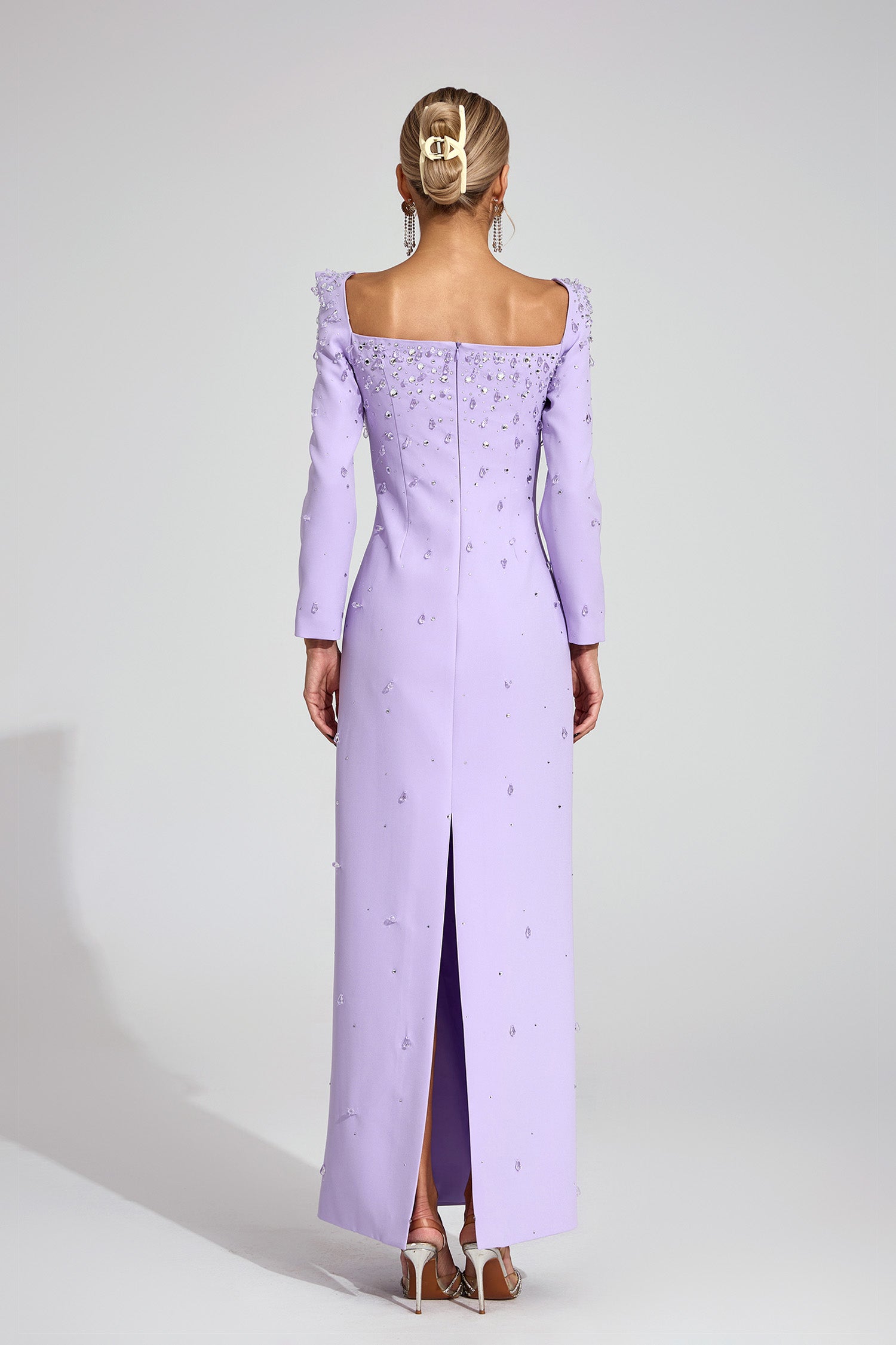 Ballari Diamond Maxi Dress In Purple