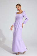 Ballari Diamond Maxi Dress In Purple