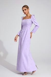 Ballari Diamond Maxi Dress In Purple