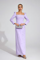 Ballari Diamond Maxi Dress In Purple