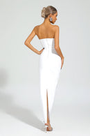 Kater Strapless Flower Bandage Dress