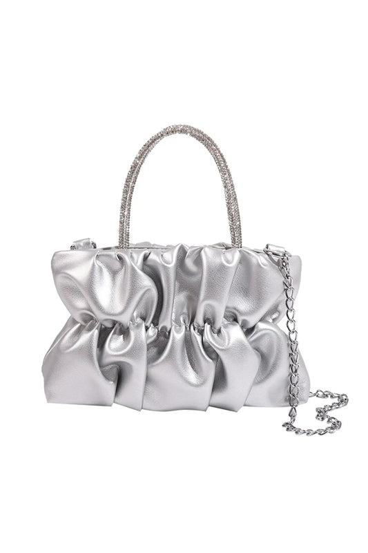 Jamaun Silver Chain Bag