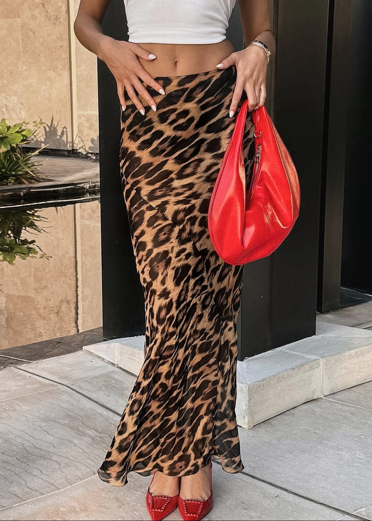 Liechti Leopard Print Skirt