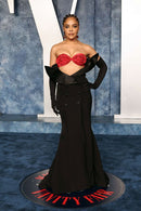 Vicky Floral Gloves Mermaid Maxi Dress