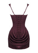 Eames Draped Detail Corset Mini Dress