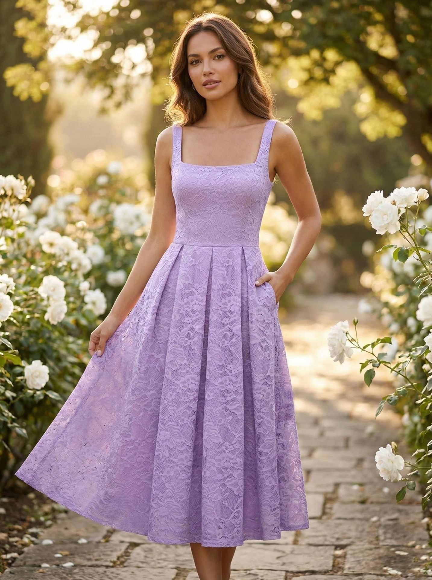 Donae Floral Bridesmaid Maxi Dress
