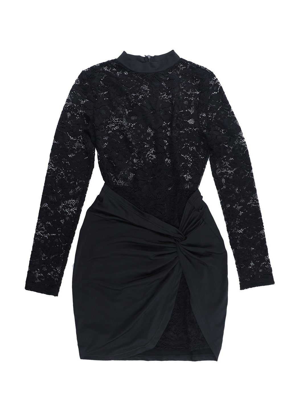 Zaida Lace Twisted Mini Dress Set