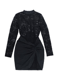 Zaida Lace Twisted Mini Dress Set
