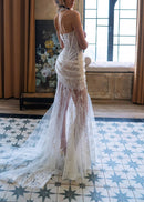 Shiva Strapless Lace Corset Dress Set