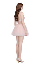 Kasmel Floral Lace Embroidered Mini Dress