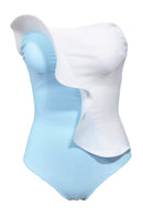 Garland Transparent Straps Swimwear In Blue