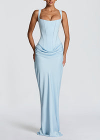 Nyrionyx Maxi Dress In Baby Blue