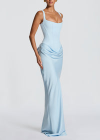 Nyrionyx Maxi Dress In Baby Blue