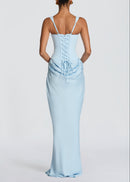 Nyrionyx Maxi Dress In Baby Blue