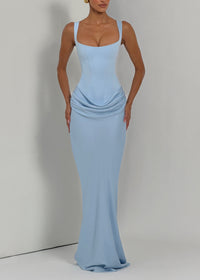 Nyrionyx Maxi Dress In Baby Blue