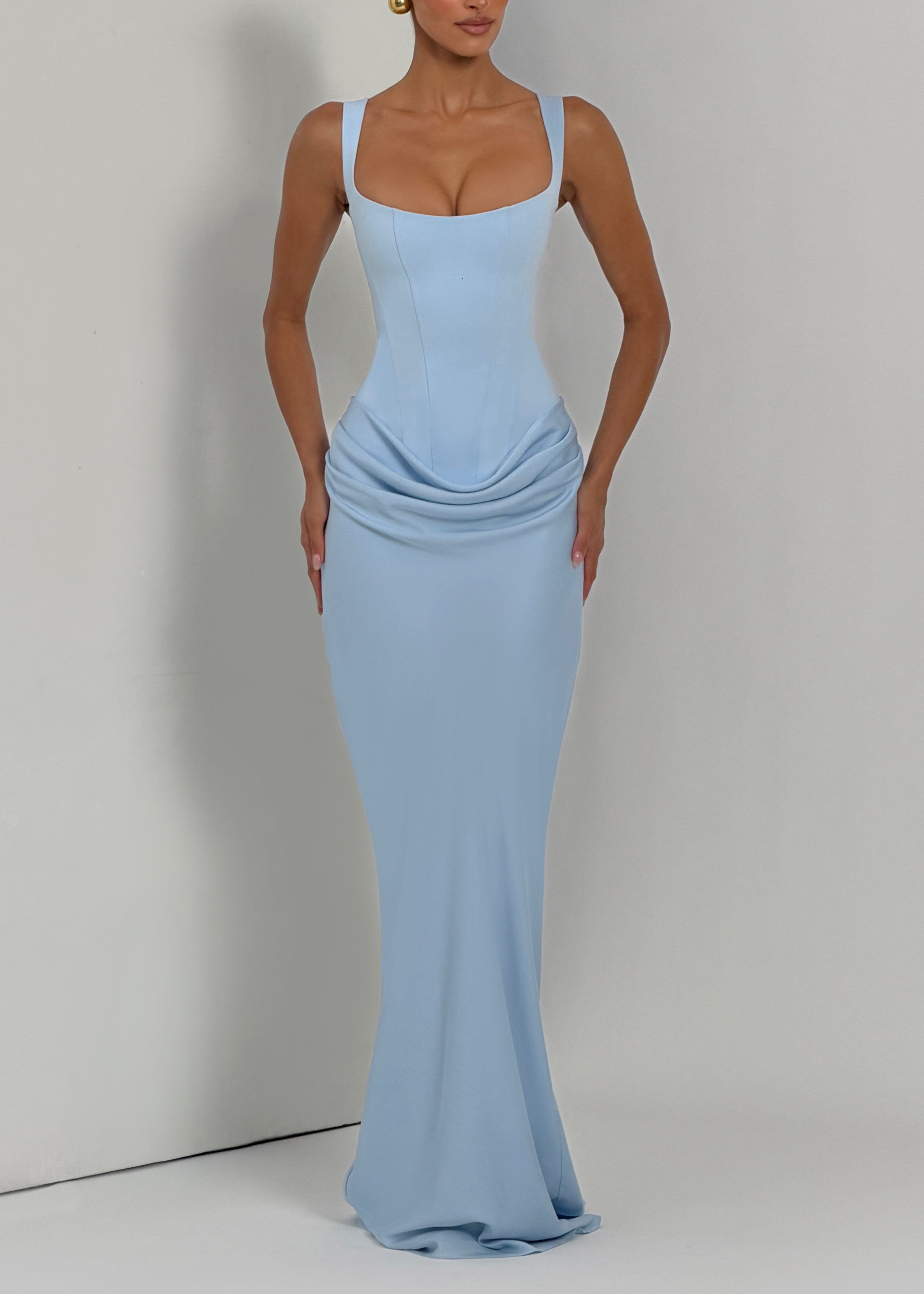 Nyrionyx Maxi Dress In Baby Blue