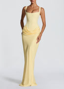 Nyrionyx Maxi Dress In Lemon