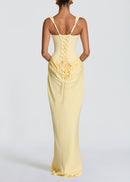 Nyrionyx Maxi Dress In Lemon