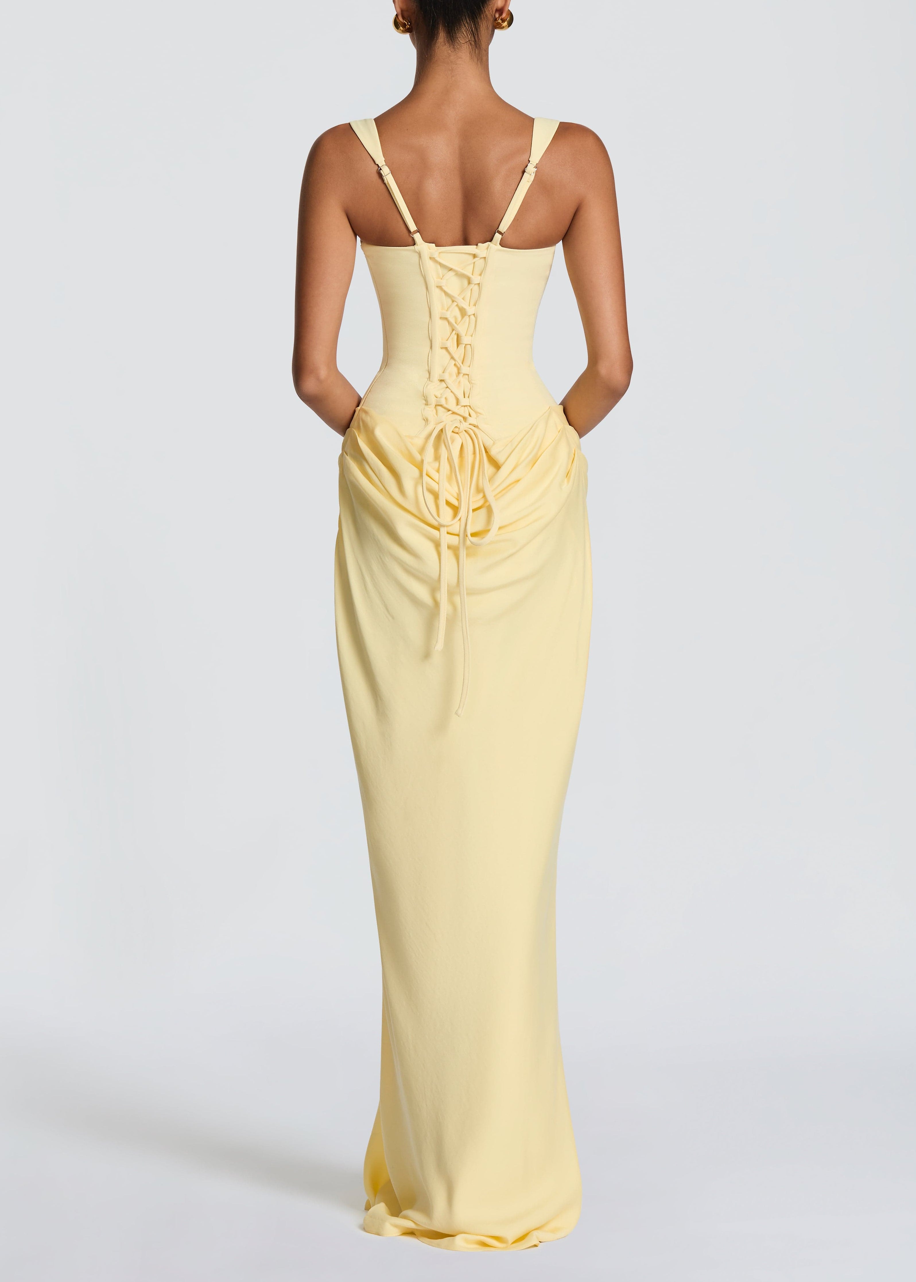 Nyrionyx Maxi Dress In Lemon