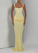 Nyrionyx Maxi Dress In Lemon