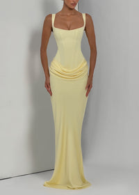 Nyrionyx Maxi Dress In Lemon