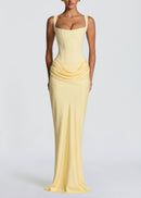 Nyrionyx Maxi Dress In Lemon