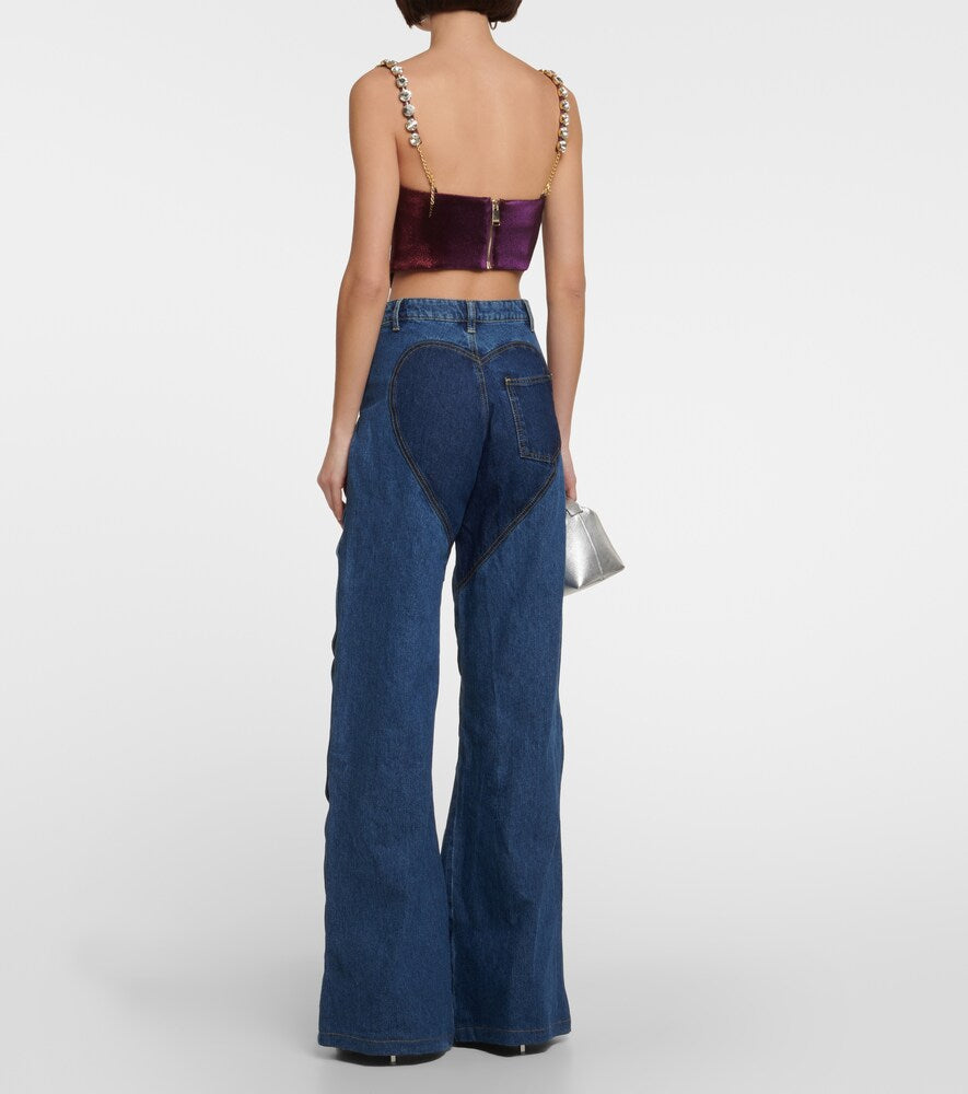 Meryl Cutout Denim Pants