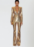 Masuyo Sequin Suit In Gold