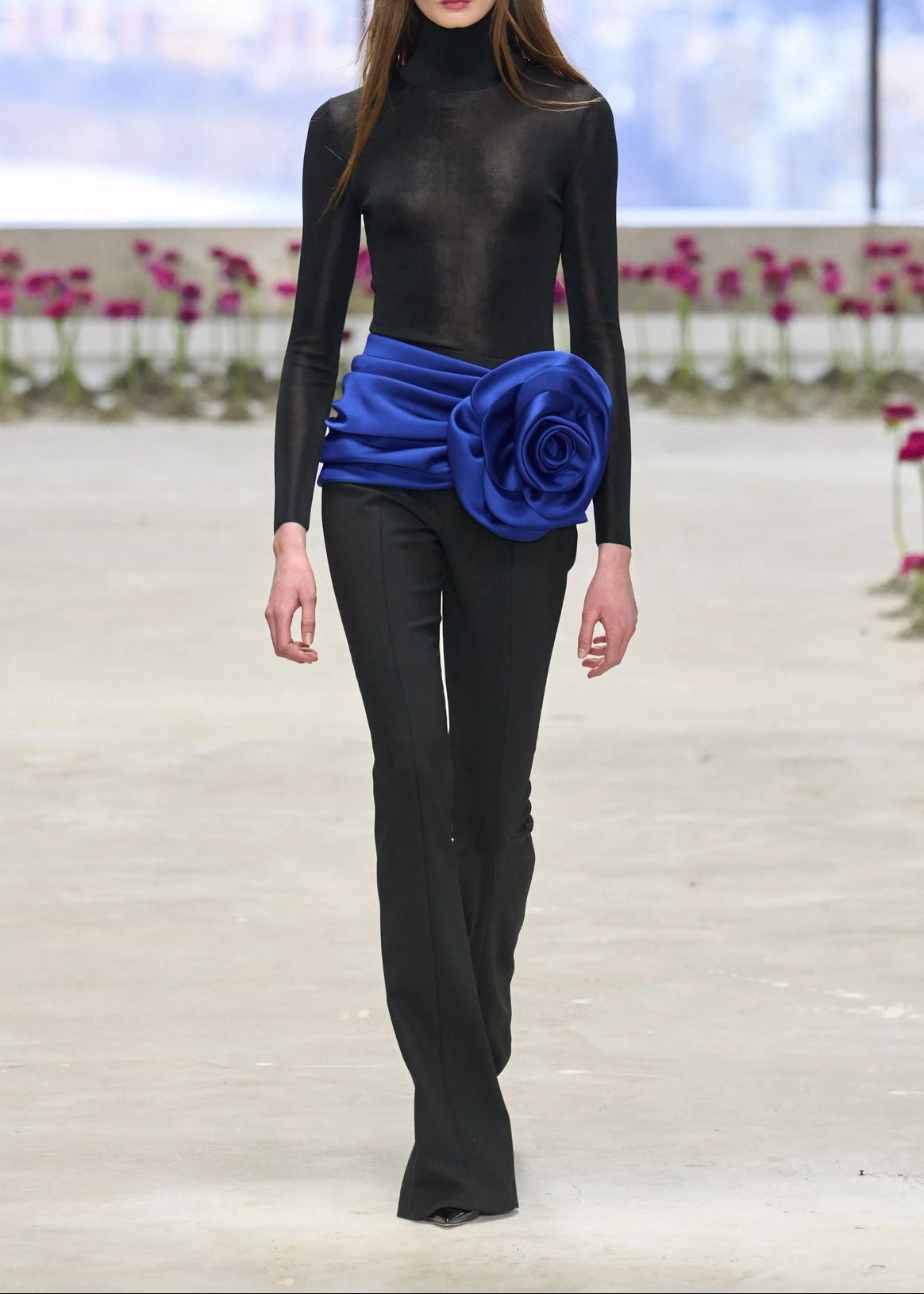 Ronalee Long Sleeve Floral Detail Two Piece Jumpsuit