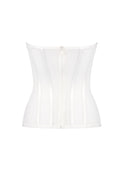Linaeve Strapless Corset Maxi Two Piece Dress In White