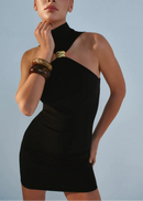 Emelye Halterneck Bandage Mini Dress